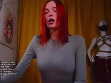 giantess_eva — Hey shorty! | thumbs up are appreciated! read BIO |  - Goal: Skirt off [149 tokens left] #redhead #femdom #pantyhose #feet #sissy