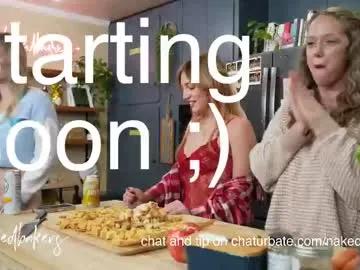 nakedbakers — Oil up everyones titties! (goal 3 of 8) [553 tokens left] Naked Dinner Party - Stuffing Pot Pie