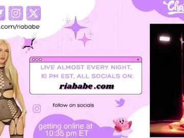 Freechat riababe on Chaturbate