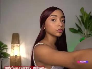 Freechat soy_destiny1 on Chaturbate